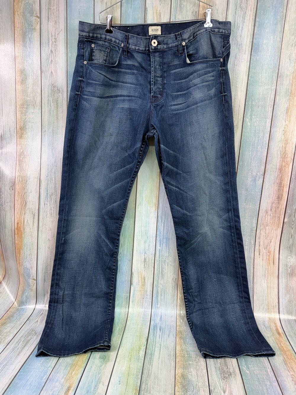 Hudson Blue Jeans Denim Size 40 Beau Micro Boot Cut Made in USA Men's Pants